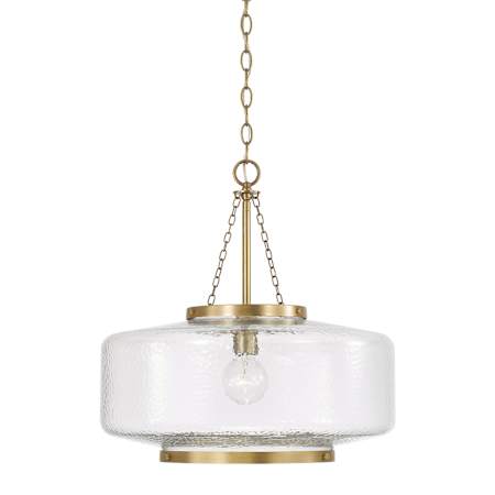Capital Lighting Landon 20" Wide Pendant Aged Brass