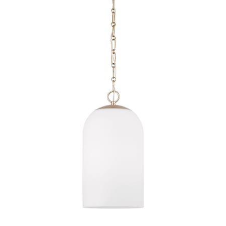 Capital Lighting Cleo 9" Wide Pendant Matte Brass