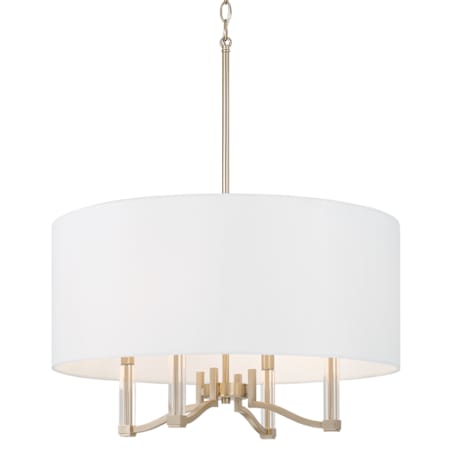 Capital Lighting Ingrid 4 Light 24" Wide Pendant Matte Brass
