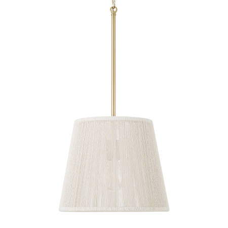Capital Lighting Tara 12" Wide Pendant Matte Brass