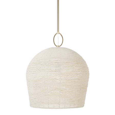 Capital Lighting Natalia 17" Wide Pendant Aged Brass