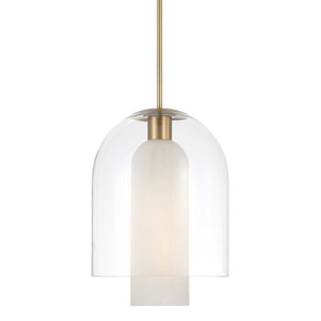 Capital Lighting Liz 12" Wide Pendant Aged Brass