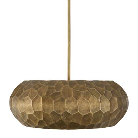 Capital Lighting Dorian 4 Light 26" Wide Pendant Burnished Patinaed Brass