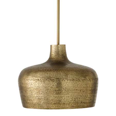 Capital Lighting Myriah 15" Wide Pendant Tibetan Hammered Brass