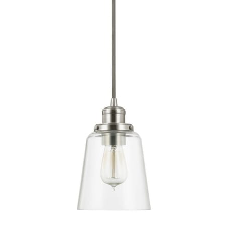Capital Lighting 6" Wide Mini Pendant Brushed Nickel