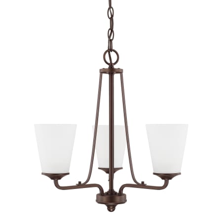 Capital Lighting Braylon 3 Light 18" Wide Chandelier Bronze
