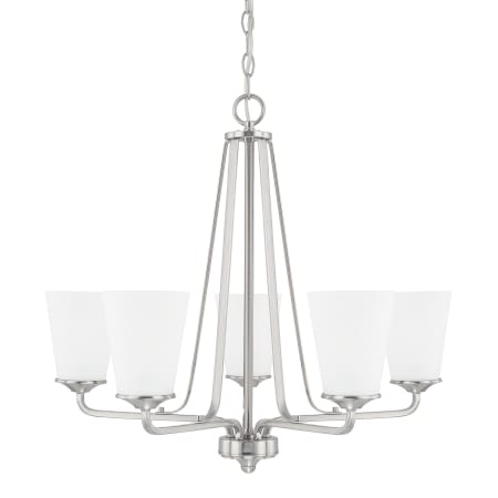 Capital Lighting Braylon 5 Light 26" Wide Chandelier Brushed Nickel