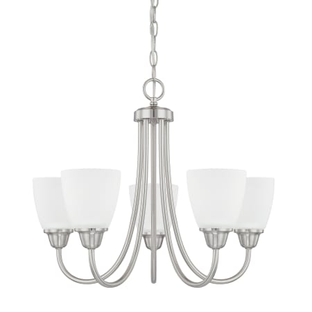 Capital Lighting Trenton 5 Light 21" Wide Chandelier Brushed Nickel