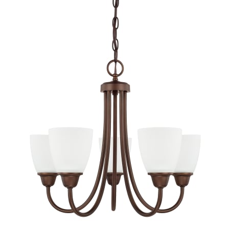 Capital Lighting Trenton 5 Light 21" Wide Chandelier Bronze