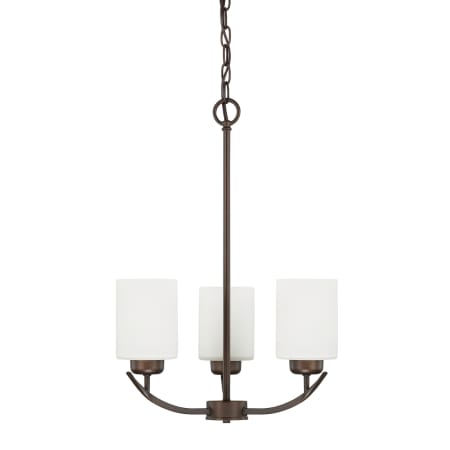 Capital Lighting Dixon 3 Light 17" Wide Chandelier Bronze