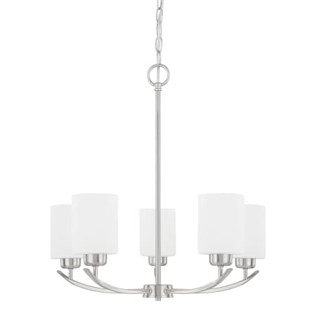 Capital Lighting Dixon 5 Light 23" Wide Chandelier Brushed Nickel