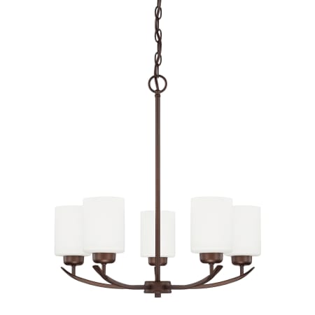 Capital Lighting Dixon 5 Light 23" Wide Chandelier Bronze