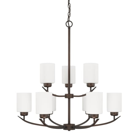 Capital Lighting Dixon 9 Light 28" Wide Chandelier Bronze