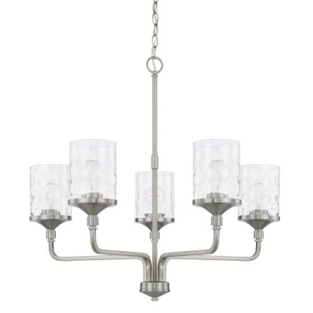 Capital Lighting Colton 5 Light 28" Wide Chandelier Brushed Nickel
