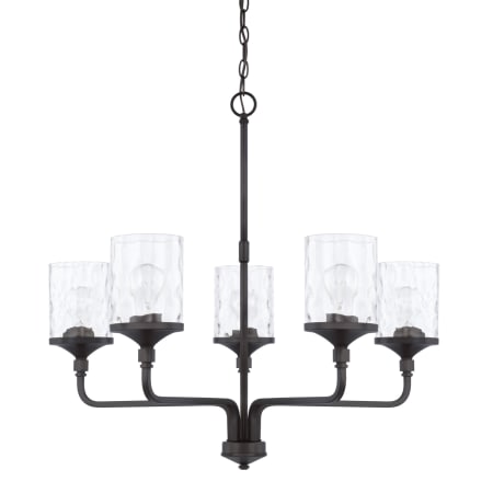 Capital Lighting Colton 5 Light 28" Wide Chandelier Matte Black