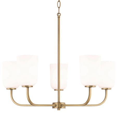 Capital Lighting Lawson 5 Light 26" Wide Chandelier Aged Brass