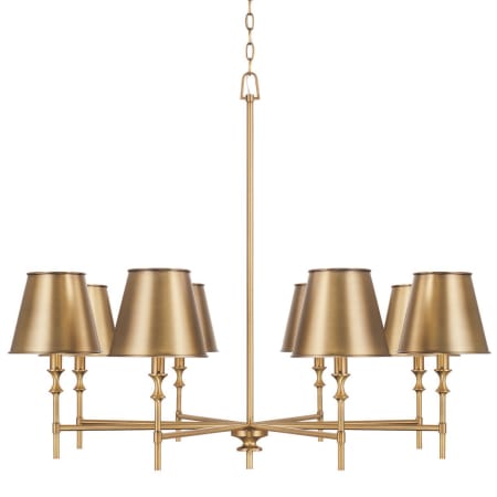 Capital Lighting Whitney 8 Light 41" Wide Chandelier Aged Brass