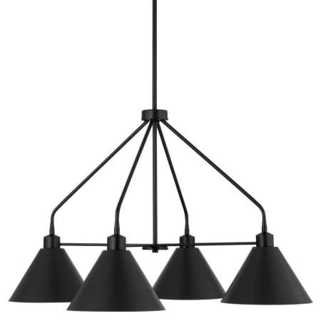 Capital Lighting Alden 4 Light 33" Wide Chandelier Matte Black