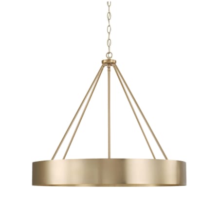 Capital Lighting Weller 4 Light 28" Wide Ring Chandelier Matte Brass
