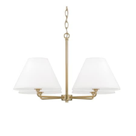 Capital Lighting Parson 4 Light 27" Wide Chandelier Matte Brass