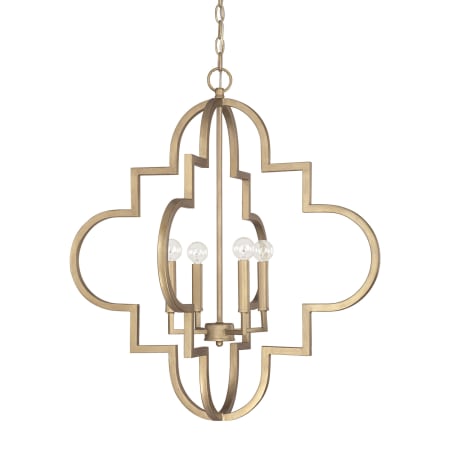 Capital Lighting Ellis 4 Light 26" Wide Chandelier Brushed Gold