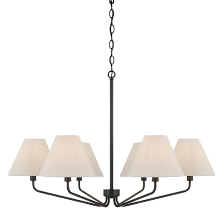 Capital Lighting Chadwick 6 Light 34" Wide Chandelier Espresso