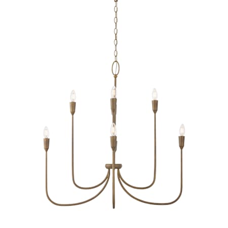 Capital Lighting Marley 8 Light 33" Wide Candle Style Chandelier Mystic Bronze