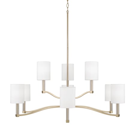 Capital Lighting Ingrid 9 Light 40" Wide Chandelier Matte Brass