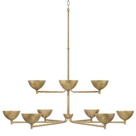 Capital Lighting Francesca 43" Wide LED Chandelier Feathered Gold