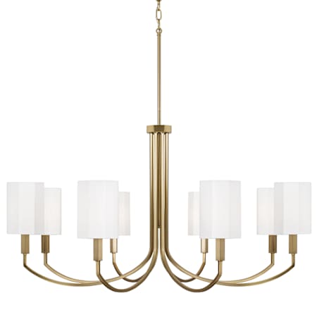 Capital Lighting Adrian 8 Light 40" Wide Chandelier Aged Brass