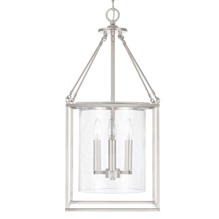 Capital Lighting 4 Light 11-3/4" Wide Taper Candle Pendant Brushed Nickel