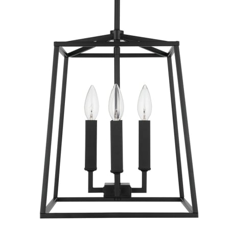Capital Lighting Thea 4 Light 12" Wide Taper Candle Pendant Matte Black