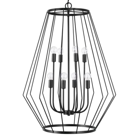 Capital Lighting Corey 8 Light 25" Wide Chandelier Matte Black