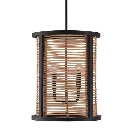 Capital Lighting Rico 4 Light 18" Wide Pendant Flat Black