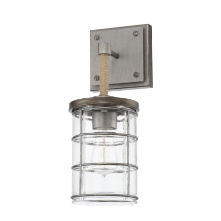 Capital Lighting Colby 16" Tall Bathroom Sconce Urban Grey
