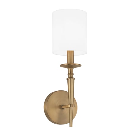 Capital Lighting Abbie 17" Tall Bathroom Sconce Aged Brass