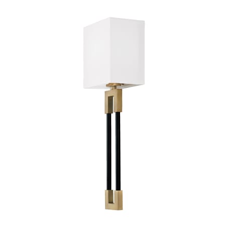 Capital Lighting Bleeker 19" Tall Wall Sconce Aged Brass / Black