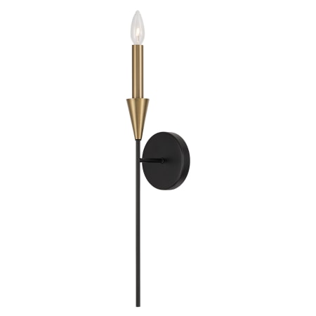 Capital Lighting Avant 22" Tall Wall Sconce Aged Brass / Black