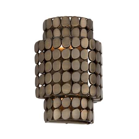 Capital Lighting Eliana 2 Light 14" Tall Wall Sconce Dark Brass