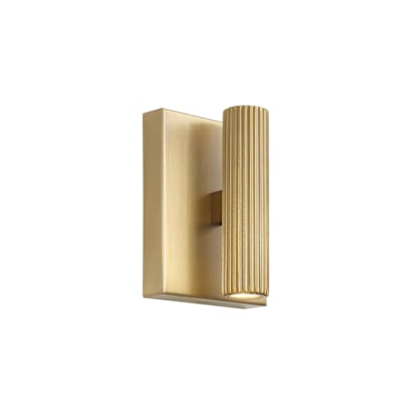 Capital Lighting Ian 6" Tall LED Wall Sconce Aged Brass
