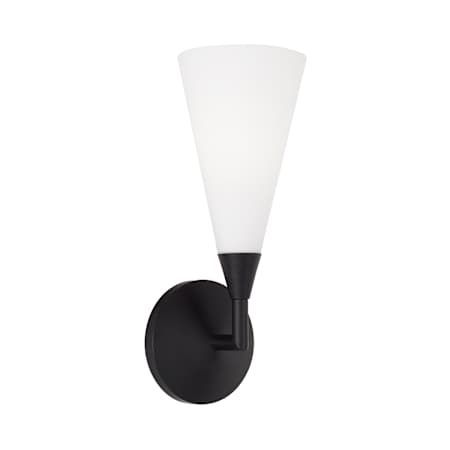 Capital Lighting Gatsby 14" Tall Wall Sconce Matte Black