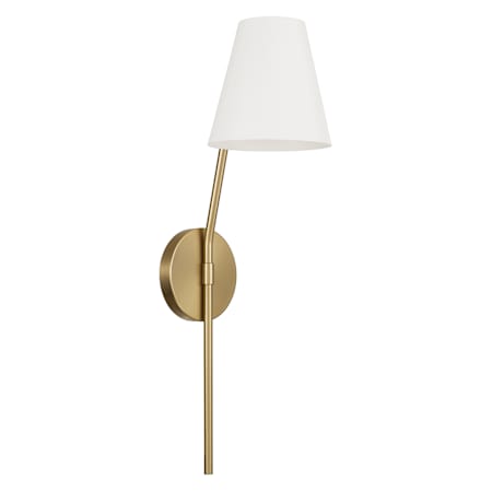 Capital Lighting Cami 24" Tall Wall Sconce Aged Brass / White