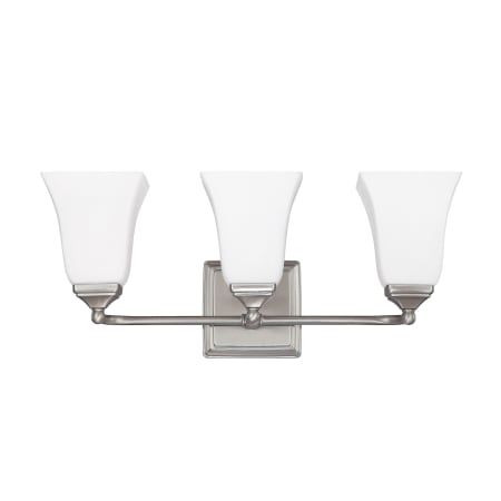 Capital Lighting 3 Light 20" Wide Bathroom Vanity Light Brushed Nickel