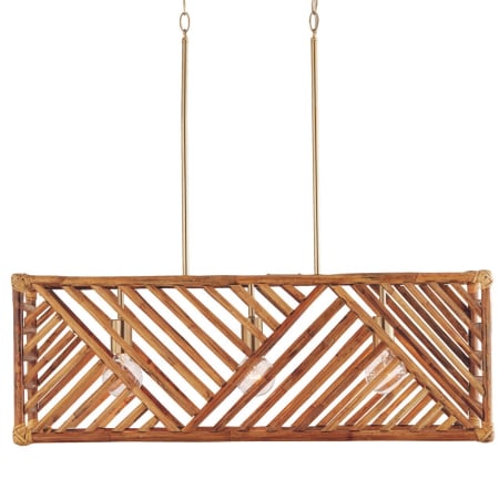Capital Lighting Soleil 3 Light 36" Wide Linear Chandelier Matte Brass