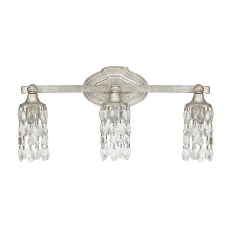 Capital Lighting Blakely 3 Light 21" Wide Bathroom Vanity Light Antique Silver
