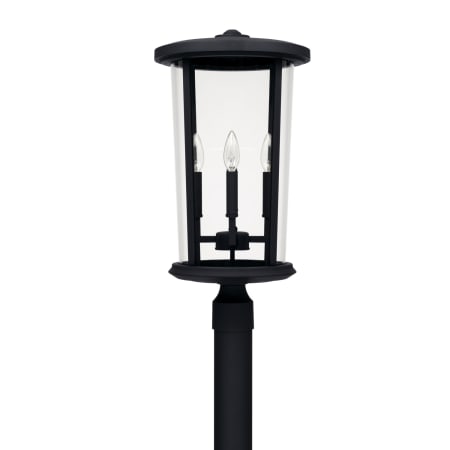 Capital Lighting Howell 4 Light 23" Tall Outdoor Single Head Post Light Black