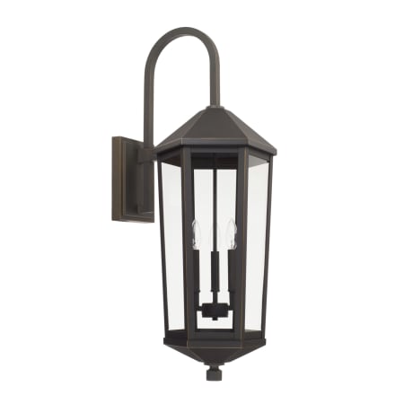 Capital Lighting Ellsworth 3 Light 36" Tall Outdoor Wall Sconce Oiled Bronze