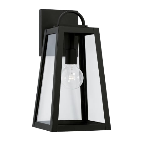 Capital Lighting Leighton 16" Tall Outdoor Wall Sconce with Medium E26 Bulb Base Black