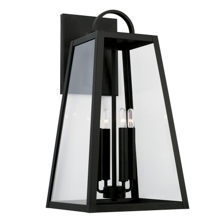 Capital Lighting Leighton 4 Light 23" Tall Outdoor Wall Sconce Black