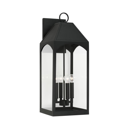 Capital Lighting Burton 4 Light 26" Tall Outdoor Wall Sconce Black